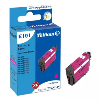 Pelikan E101 kompatibilna kartuša s črnilom magenta, visok izkoristek (XL), za Epson XP-450 XP-440 XP-430 XP-350 XP-340 XP-330 XP-250 XP-240 XP-235 – 1 paket
