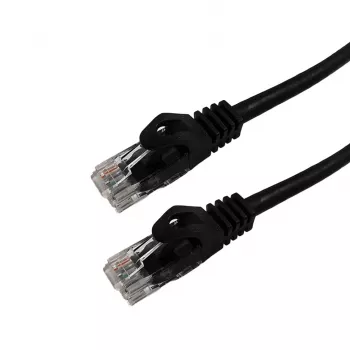 Grafenthal patch kabel CAT6 S/FTP CU - omrežni kabel - 1m - črn