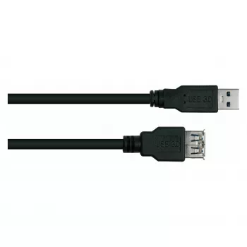 kabelmeister Alcasa UK30P-ASA-050S kabel za podaljšanje USB 3.0, vtič USB-A na vtičnico USB-A, 5 m, črn