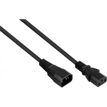 Kabelmeister podaljševalni kabel C14 na C13 črn 1m