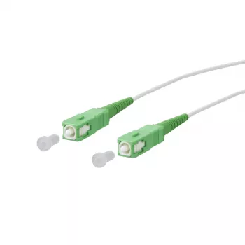 METZ CONNECT OpDAT optični patch kabel SC APC na SC APC OS2 singlemode simplex 2,0 m bel