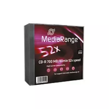 MediaRange MR205 CD-R 700 MB, 80 min, 52x, 10 kosov, slimcase