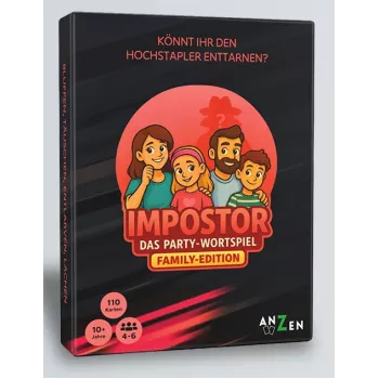 ANZEN IMPOSTOR – zabavna besedna igra – družinska izdaja
