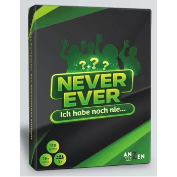 ANZEN NEVER EVER - zabavna igra s kartami Nikoli nisem