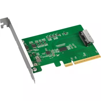 ICY DOCK EXLink MB409A5 MCIO 8i (SFF-TA-1016) na PCIe 5.0 x8 adapter z Redriver