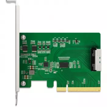 ICY DOCK EXLink MB409A5 MCIO 8i (SFF-TA-1016) na PCIe 5.0 x8 adapter z Redriver