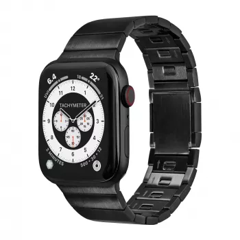 LAUT LINK 2.0 pašček za Apple Watch 42/44/45/49 mm (črn)