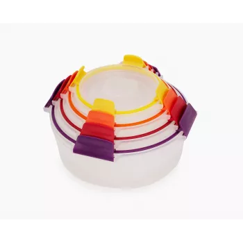 Joseph Joseph Nest Lock 4-delni set večbarvnih okroglih posod