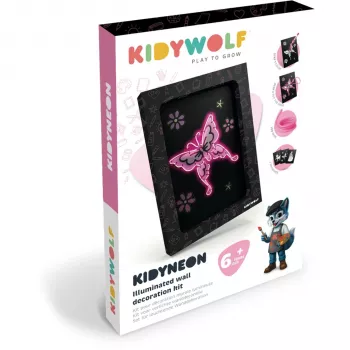 KIDYWOLF osvetljen 3-delni komplet stenskega okrasja princesa
