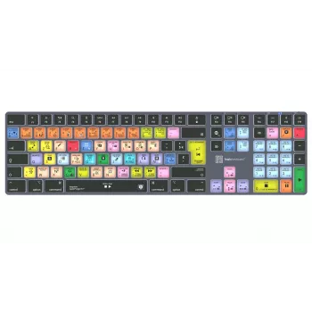 LogicKeyboard Apple Logic Pro X2 Titan FR (Mac) – francoska AZERTY žična osvetljena tipkovnica
