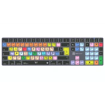 LogicKeyboard Apple Logic Pro X2 Titan FR (Mac) – francoska AZERTY žična osvetljena tipkovnica