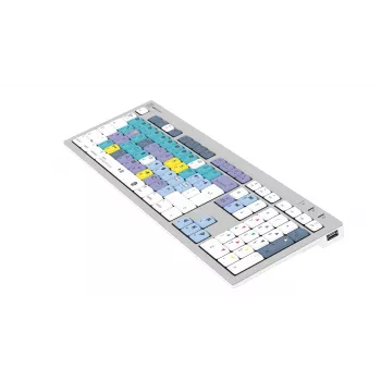 LogicKeyboard DaVinci Resolve Classic ALBA FR (Mac) – francoska razporeditev AZERTY, žična tipkovnica USB za Blackmagic DaVinci Resolve