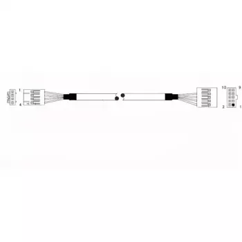 Supermicro CBL-0341L interni kabel USB 2.0 - 70 cm - matična plošča 10-pin na 2x vtičnica USB-A
