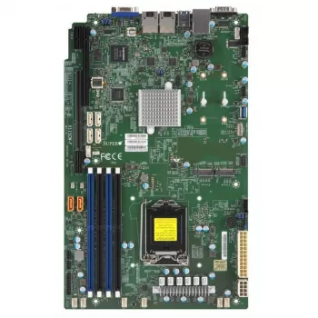 Supermicro X11SCW-F matična plošča LGA1151 Socket C246 čipovje Micro-ATX DDR4 128GB 2x Gigabit LAN IPMI Retail Pack