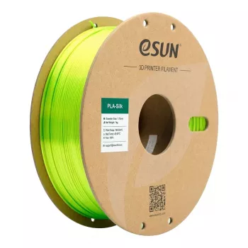 eSUN ePLA-SILK 1,75mm limetno zelena 1kg filament za 3D-tiskalnik