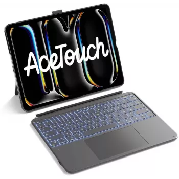 Inateck tipkovnica Ace Touch iPad 13 kompatibilna QWERTZ siva