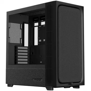 TRYX FLOVA F50 Midi-Tower, ATX, kaljeno steklo - črn