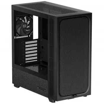 TRYX FLOVA F50 Midi-Tower, ATX, kaljeno steklo - črn