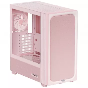 TRYX FLOVA F50 Midi-Tower, ATX, kaljeno steklo - roza