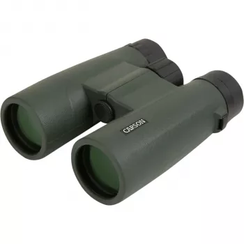 Carson JR Series 8x42 daljnogled s strešno prizmo BaK-4 FMC črn/zelen