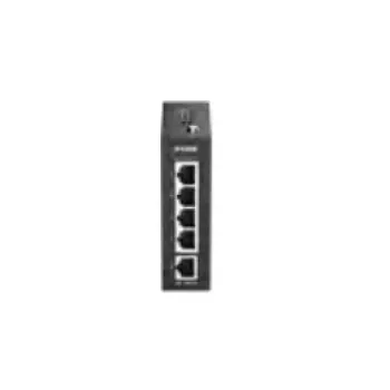 D-Link DIS-100E-05 industrijsko neupravljano Ethernet stikalo, 5x 10/100Base-TX, montaža na DIN letev, IP30