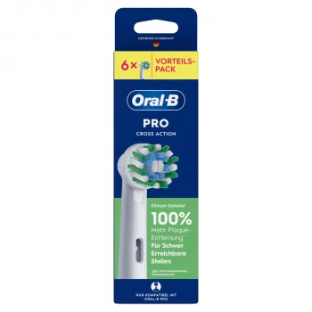 Braun Oral-B Pro Cross Action nadomestne glave ščetk, paket 6 kosov