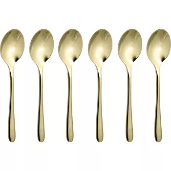 Sambonet Taste PVD 6-delni set žličk za espresso zlata