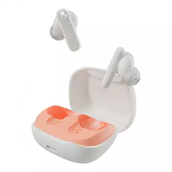 Skullcandy Smokin' Buds prave brezžične ušesne slušalke oranžna/bela Bluetooth 5.2 (S2TAW-S951)