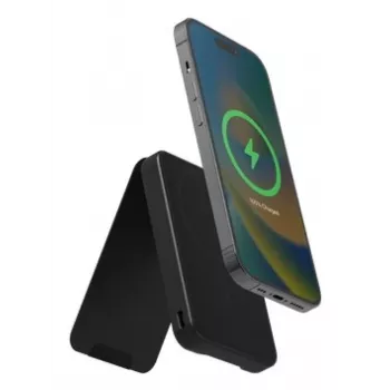Mophie Snap+ Mini Stand prenosna baterija 5000mAh črna