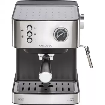 Cecotec Power Espresso 20 Matic Professionale espresso aparat, 20 bar, 850 W, 1,5 l, črno-srebrn