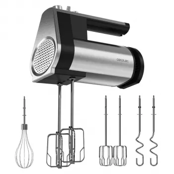 Cecotec PowerTwist 500 Full Steel ročni mešalnik 500 W, 5 stopenj, turbo, nerjavno jeklo