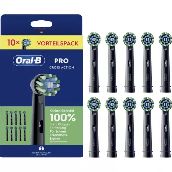 Oral-B Pro CrossAction 10 kosov črne nadomestne glave ščetk (994170)