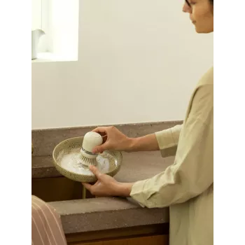 Brabantia SinkSide ščetka za pomivanje posode z dozirnikom mila Soft Beige (252167)