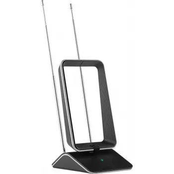 One for All SV 9465 ojačana notranja antena z avtomatskim ojačenjem in filtrom 5G - črna