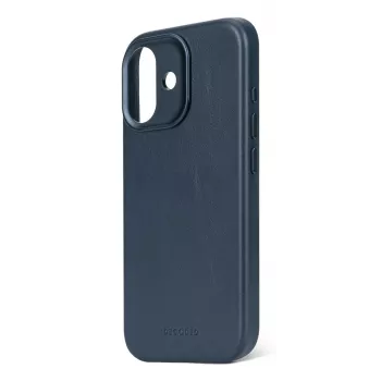 Decoded usnjen zadnji pokrov za iPhone 17 z MagSafe - Navy Shadow