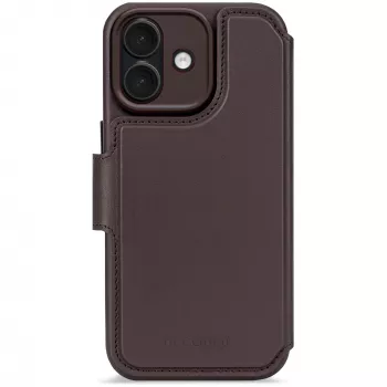 Decoded usnjen snemljiv denarnica za iPhone 17 z MagSafe - Chocolate Brown