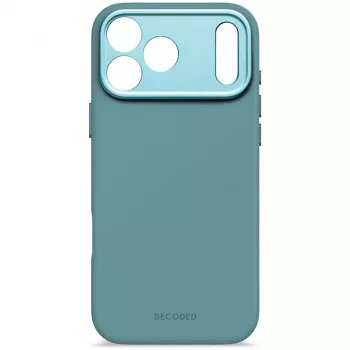 Decoded AntiMicrobial silikonski hrbtni ovitek za iPhone 17 Pro Max, združljiv z MagSafe, Retro Blue