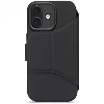 Decoded Textured Silicone snemljiva denarnica za iPhone 17, združljiva z MagSafe, Phantom Black
