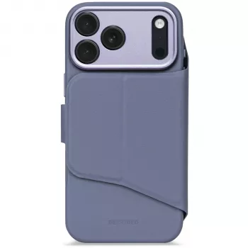 Decoded teksturirana silikonska snemljiva denarnica za iPhone 17 Pro z MagSafe - Forever Blue