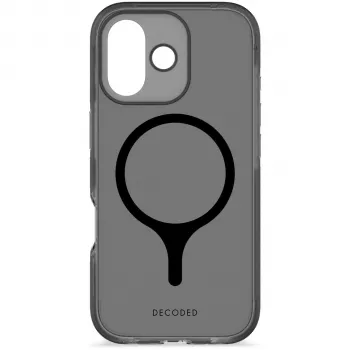 Decoded DropTec prosojni hrbtni ovitek za iPhone 17 z MagSafe (Frosted Black)