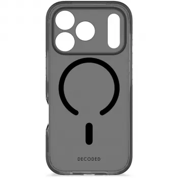 Decoded DropTec prosojni zadnji ovitek za Apple iPhone 17 Pro, združljiv z MagSafe, mat črn