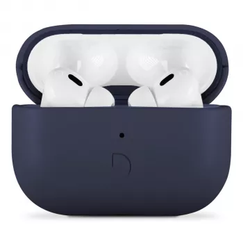 Decoded usnjeni AirCase Pro za AirPods Pro 3 mornarsko moder