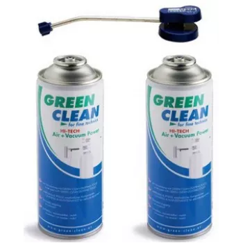 Green Clean GS-2051 čistilo s stisnjenim zrakom za čiščenje naprav - težko dostopna mesta - 400 ml - modro, zeleno, belo - 135 mm - 200 mm
