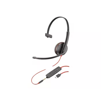 Poly Blackwire C3215 USB-C mono slušalke