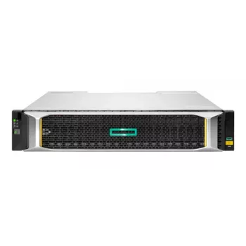 HPE Modular Smart Array 2062 16Gb Fibre Channel SFF shramba - 6. generacija - 3,84 TB - 24 rež (SAS-3) SSD 1,92 TB x 2 16Gb Fibre Channel (zunanji) omarica 2U