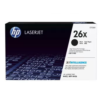 HP 26X kartuša s tonerjem visoke zmogljivosti črna originalna LaserJet obnovljena (CF226X)