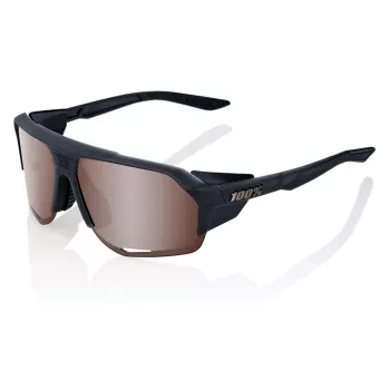 100% Norvik HiPER Mirror Lens Soft Tact Crystal Black sončna očala