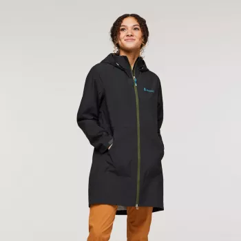 Cotopaxi Cielo Rain Trench ženski dežni plašč - All Black, velikost S