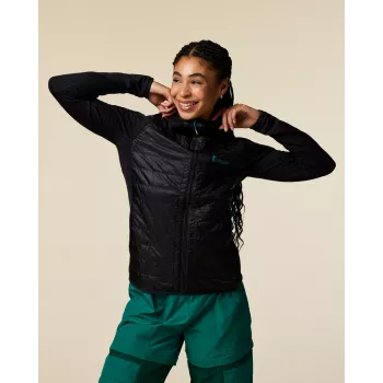 Cotopaxi Capa Hybrid Insulated jakna s kapuco za ženske, Cotopaxi Black, velikost S