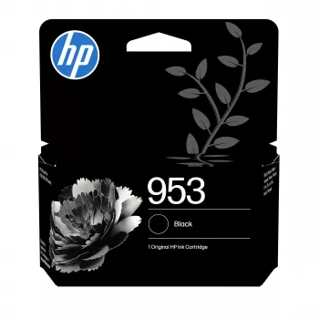 HP 953 originalna kartuša s črnilom, črna